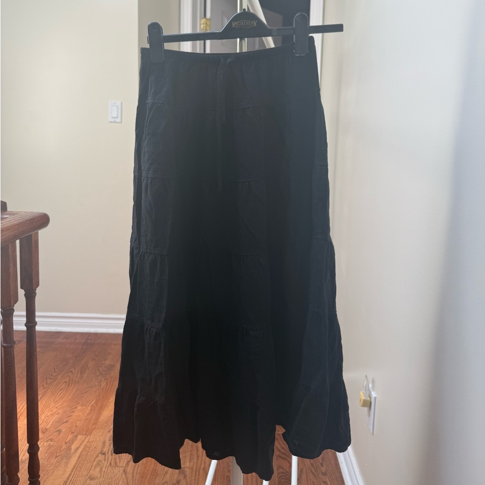 Wilfred Black Maxi Skirt